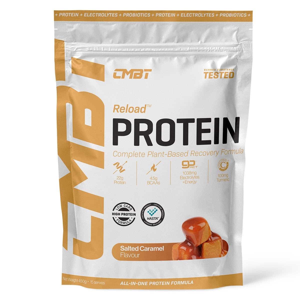 CMBT Reload Protein Powder Salted Caramel 450g