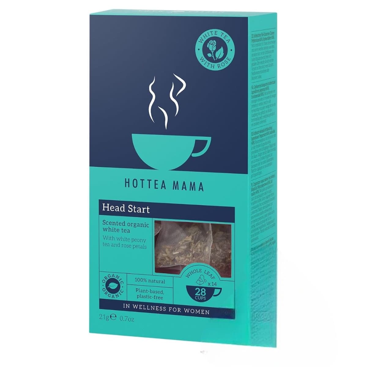 Hottea Mama Organic Head Start White Tea 14 Pack