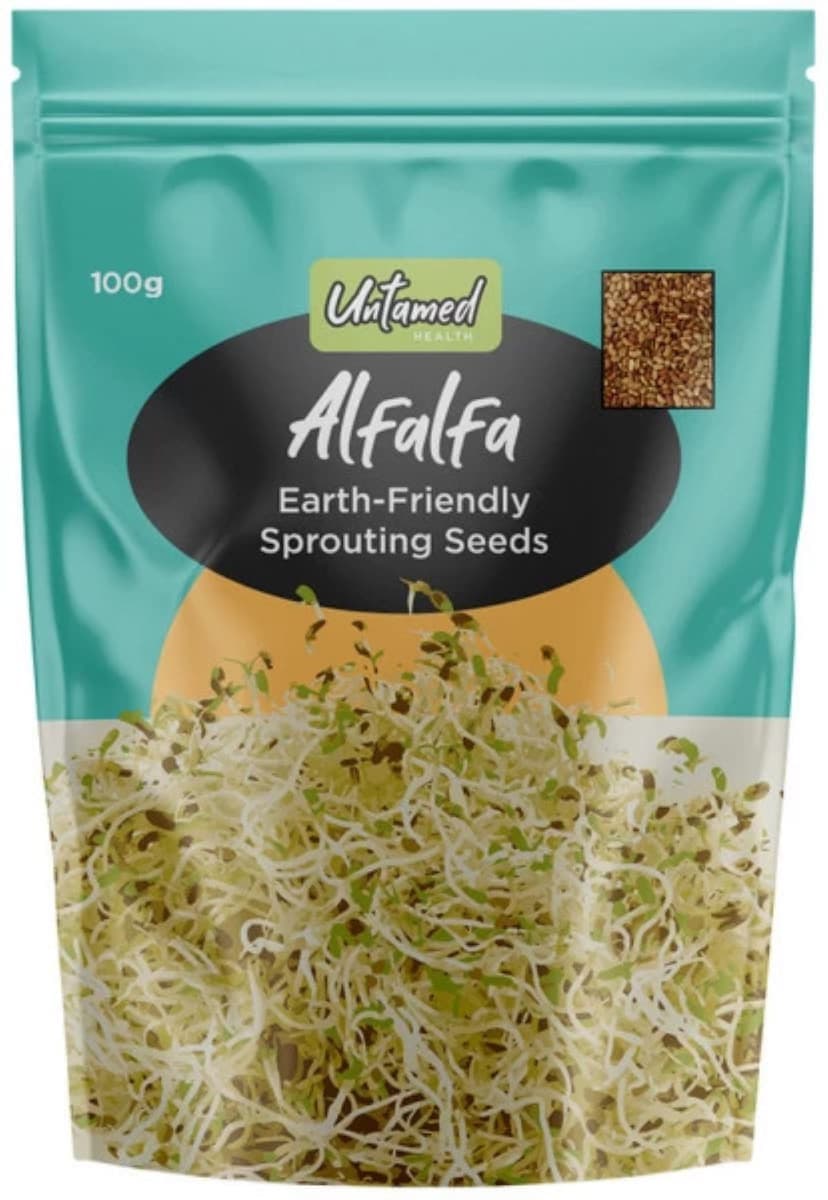 Untamed Health Alfalfa Sprouting Seeds 100g