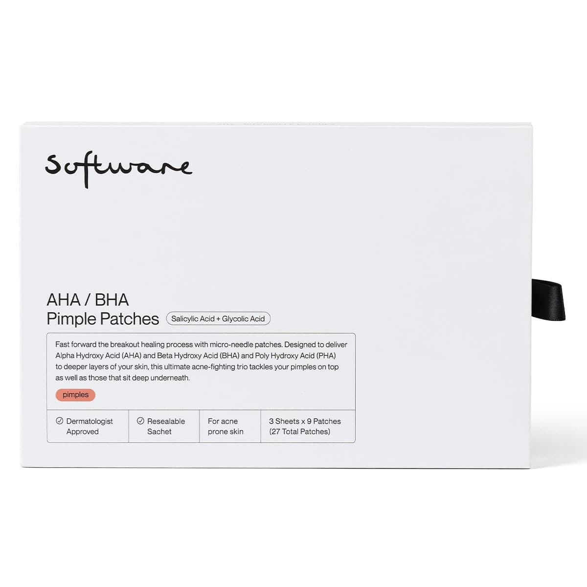 Software AHA/BHA Pimple Patches 27 Pack