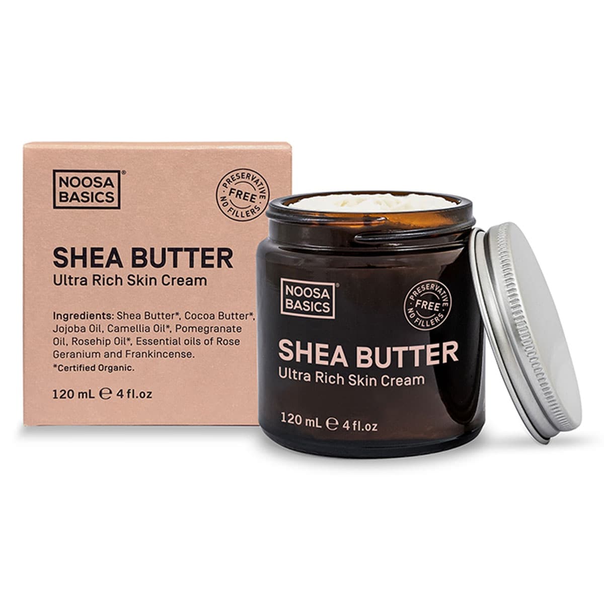 Noosa Basics Ultra Rich Skin Cream Shea Butter 120ml