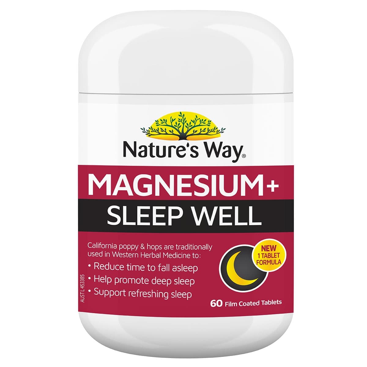 Nature's Way Magnesium + Sleep Well 60 Tablets