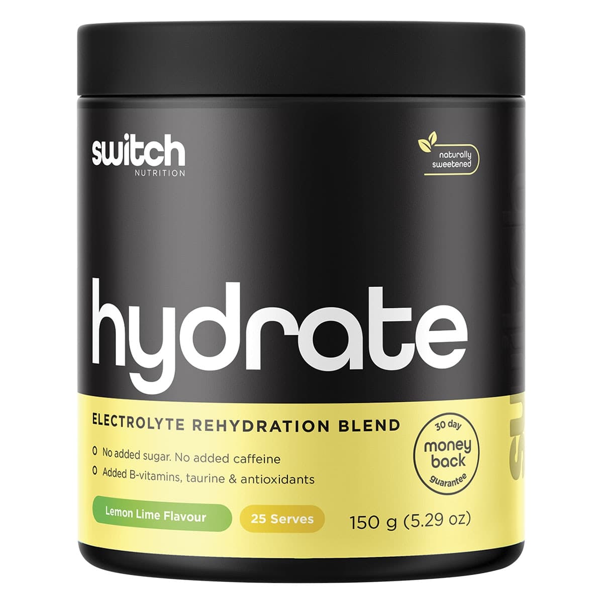Switch Nutrition Hydrate Electrolytes Lemon Lime 150g