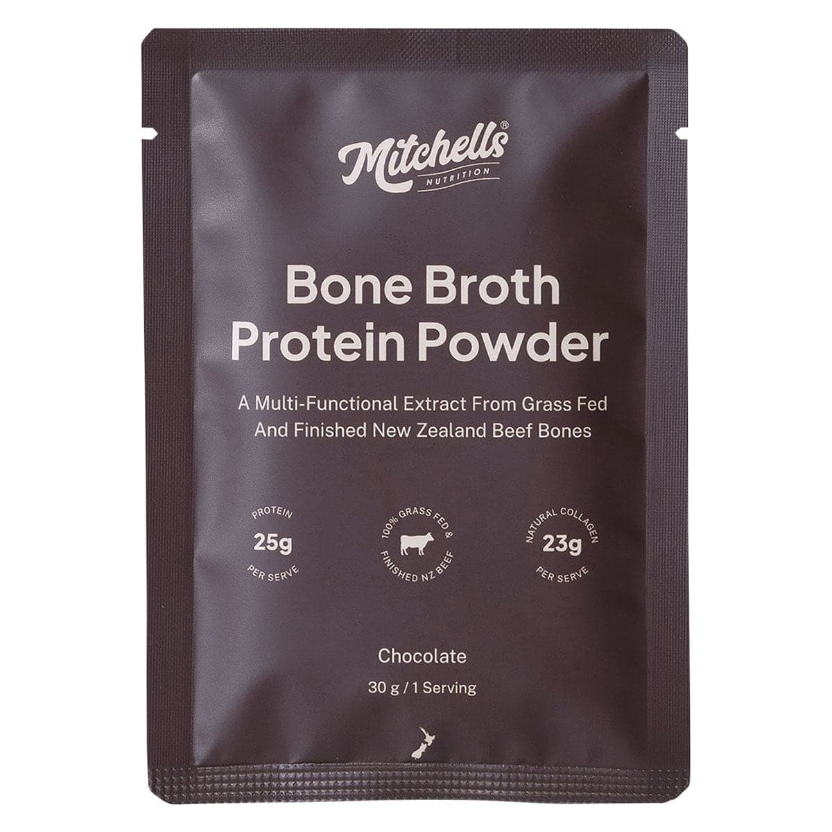 Mitchells Nutrition Bone Broth Protein Powder Chocolate 30g
