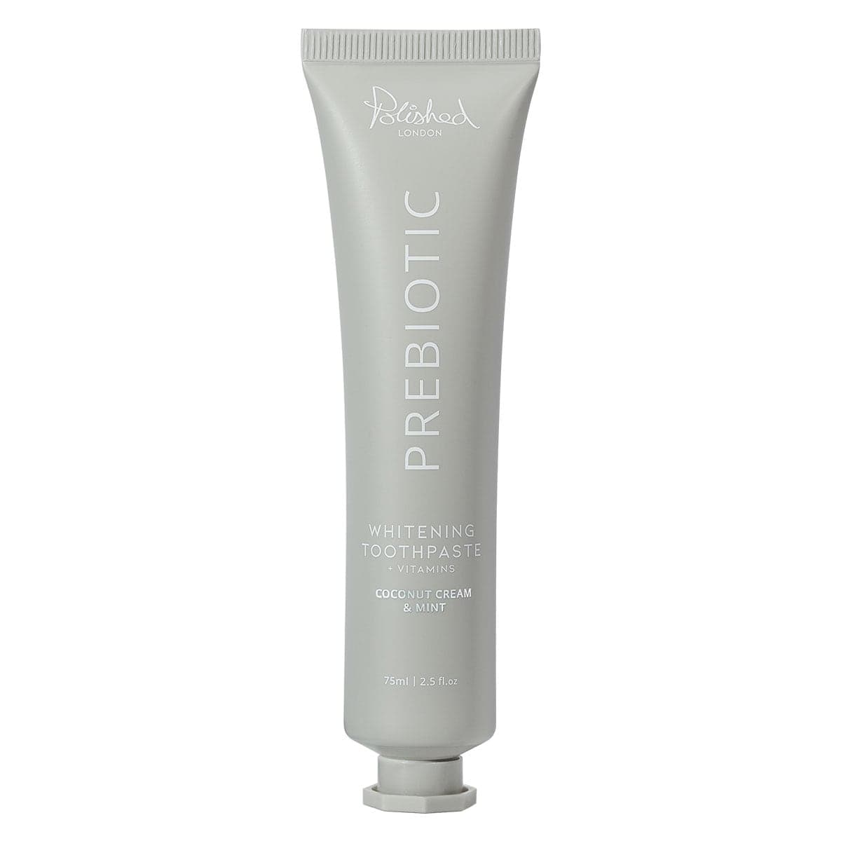 Polished London Prebiotic Whitening Toothpaste Coconut Cream & Mint 75ml