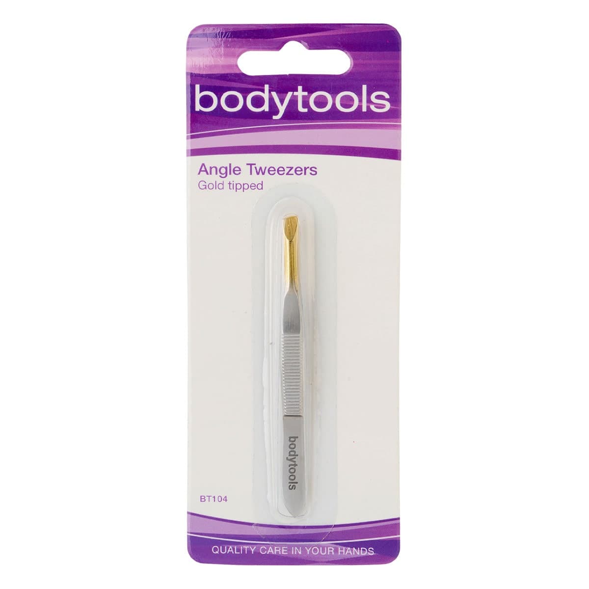 Bodytools Angle Tweezers Gold Tipped 1 Pack