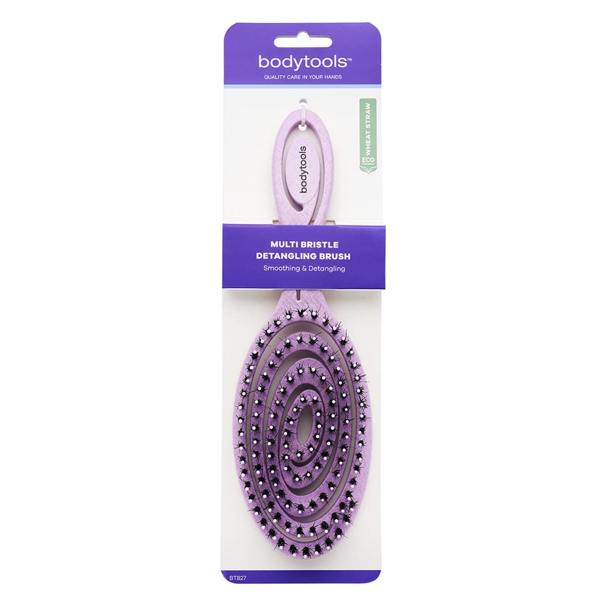 Bodytools Multi Bristle Detangling Hair Brush 1 Pack Assorted Colours