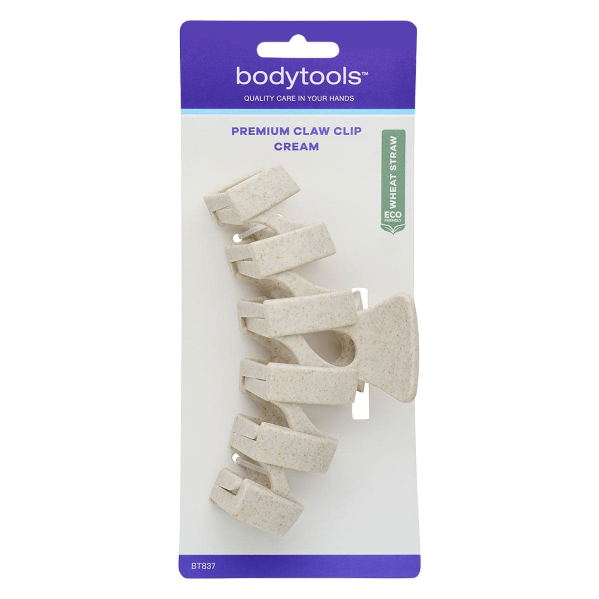 Bodytools Premium Hair Claw Clip Cream 1 Pack