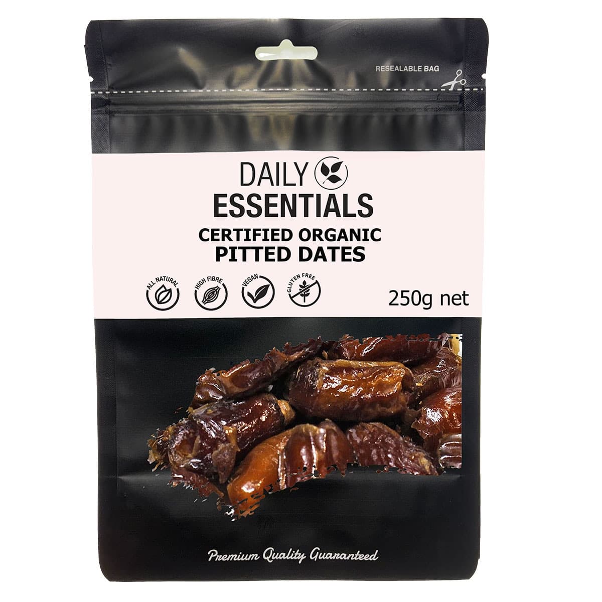 Daily Essentials Organic Pitted Dates 250g