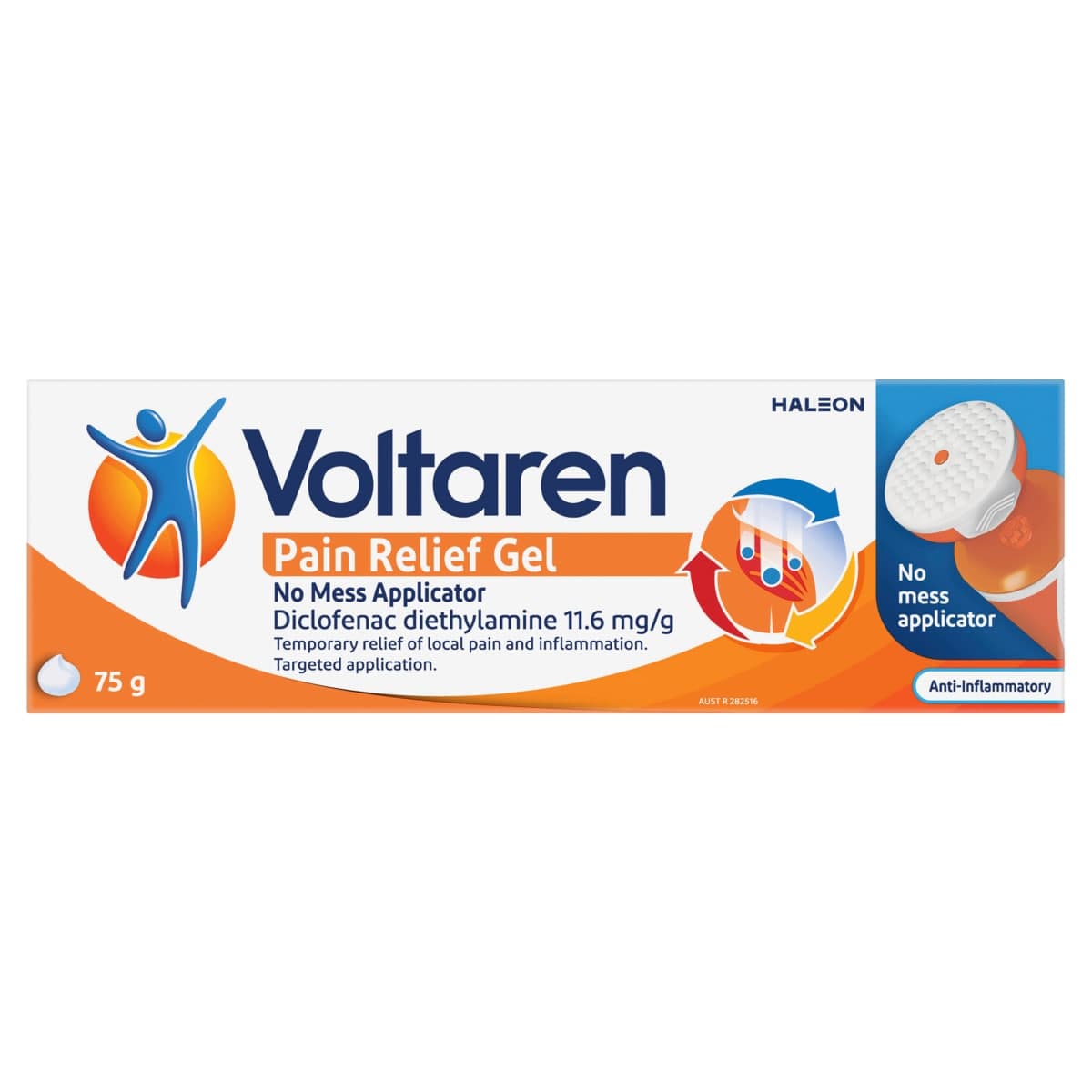 Voltaren Emulgel With No Mess Applicator 75g