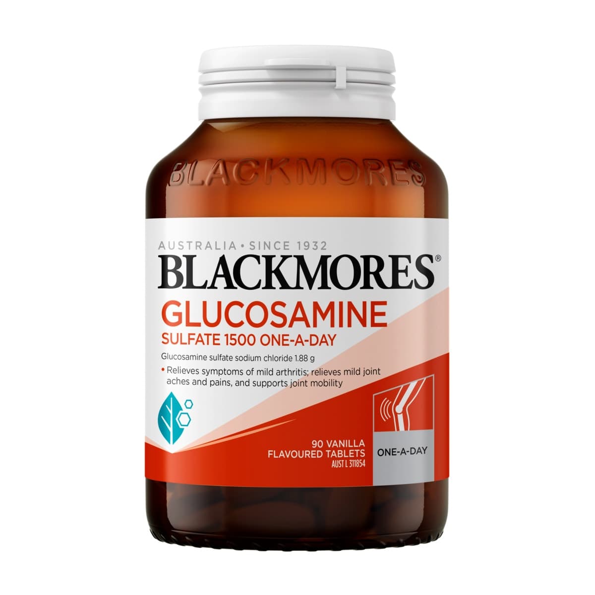 Blackmores Glucosamine Sulfate 1500mg One-a-day 90 Tablets