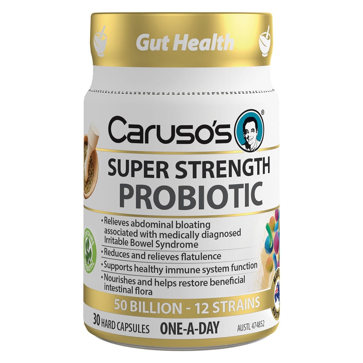 Carusos Probiotic - Super Strength 30 Capsules