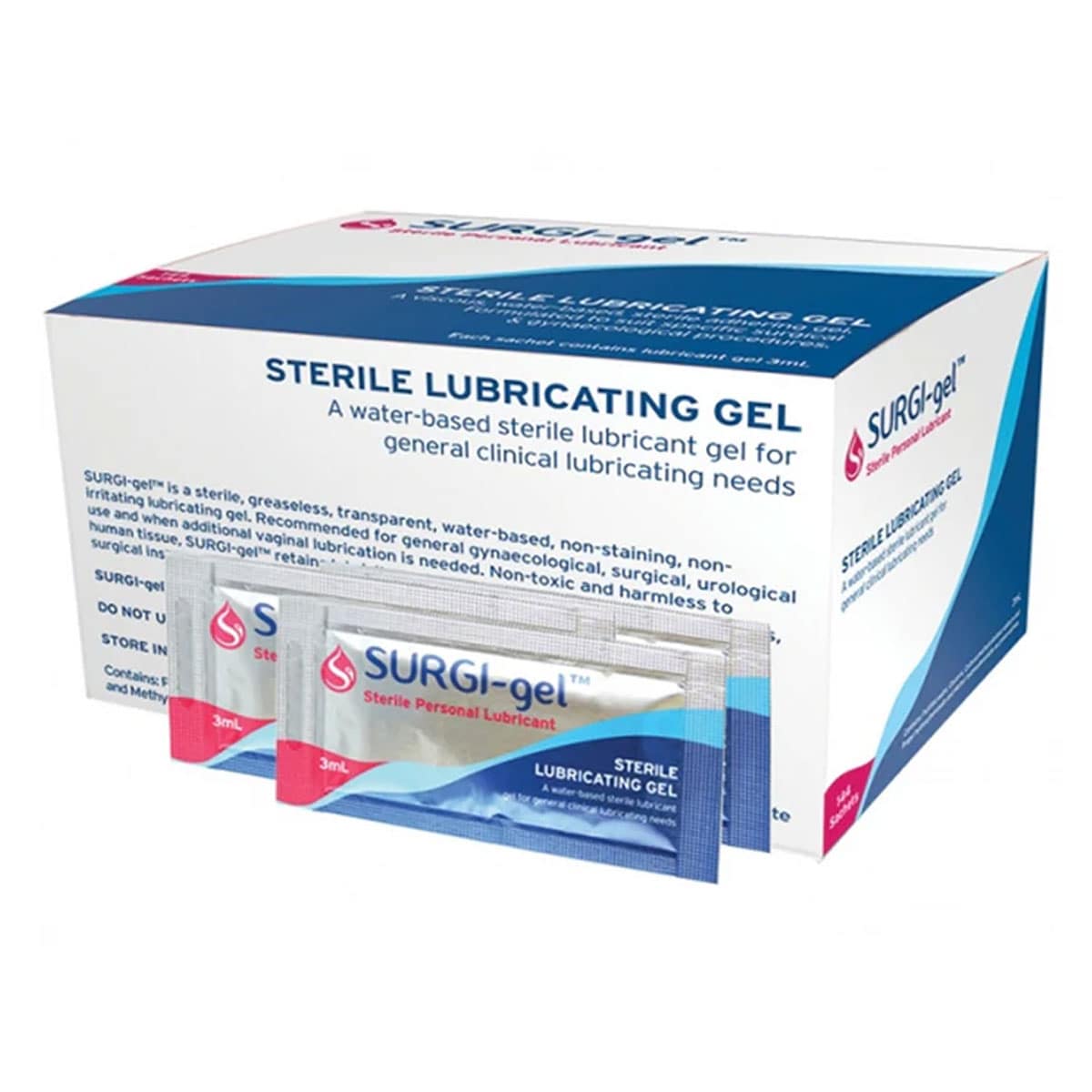 Perrigo Surgi-Gel Sterile Lubricating Gel 144 Sachets