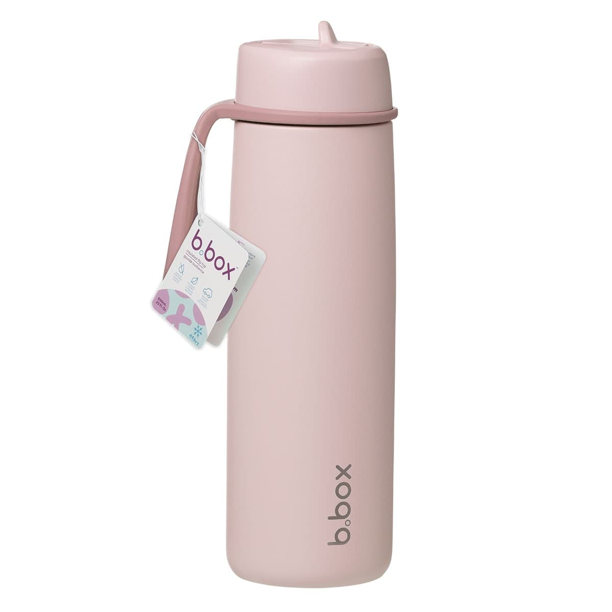 B.Box Insulated Flip Top Bottle 690ml Blush Crush