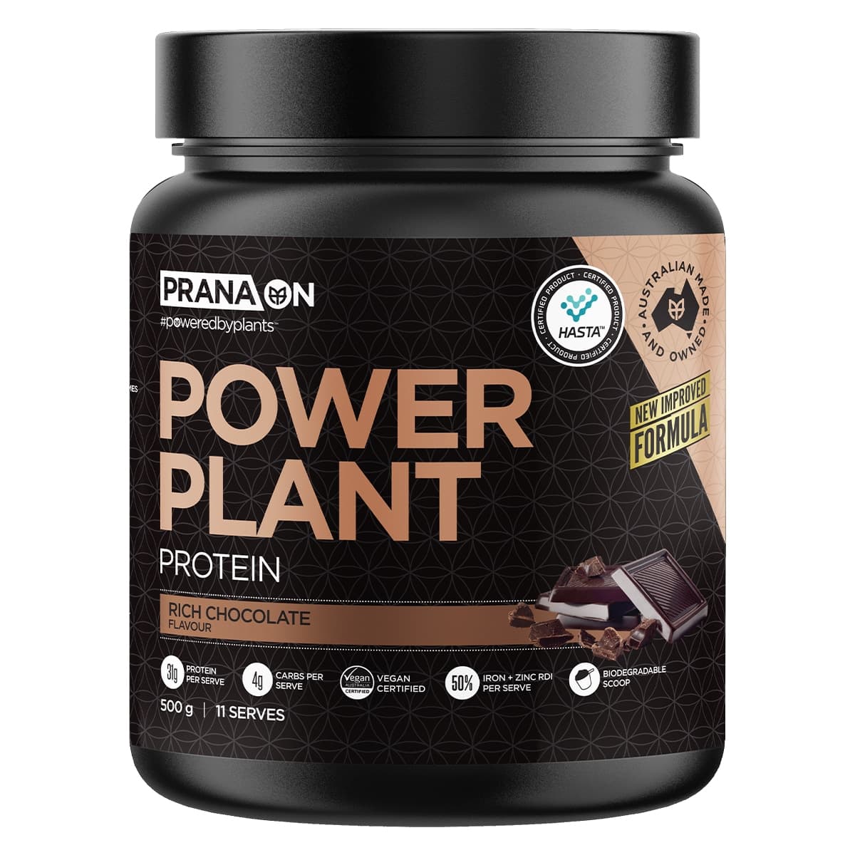 Pranaon Power Plant Protein Rich Chocolate 500g