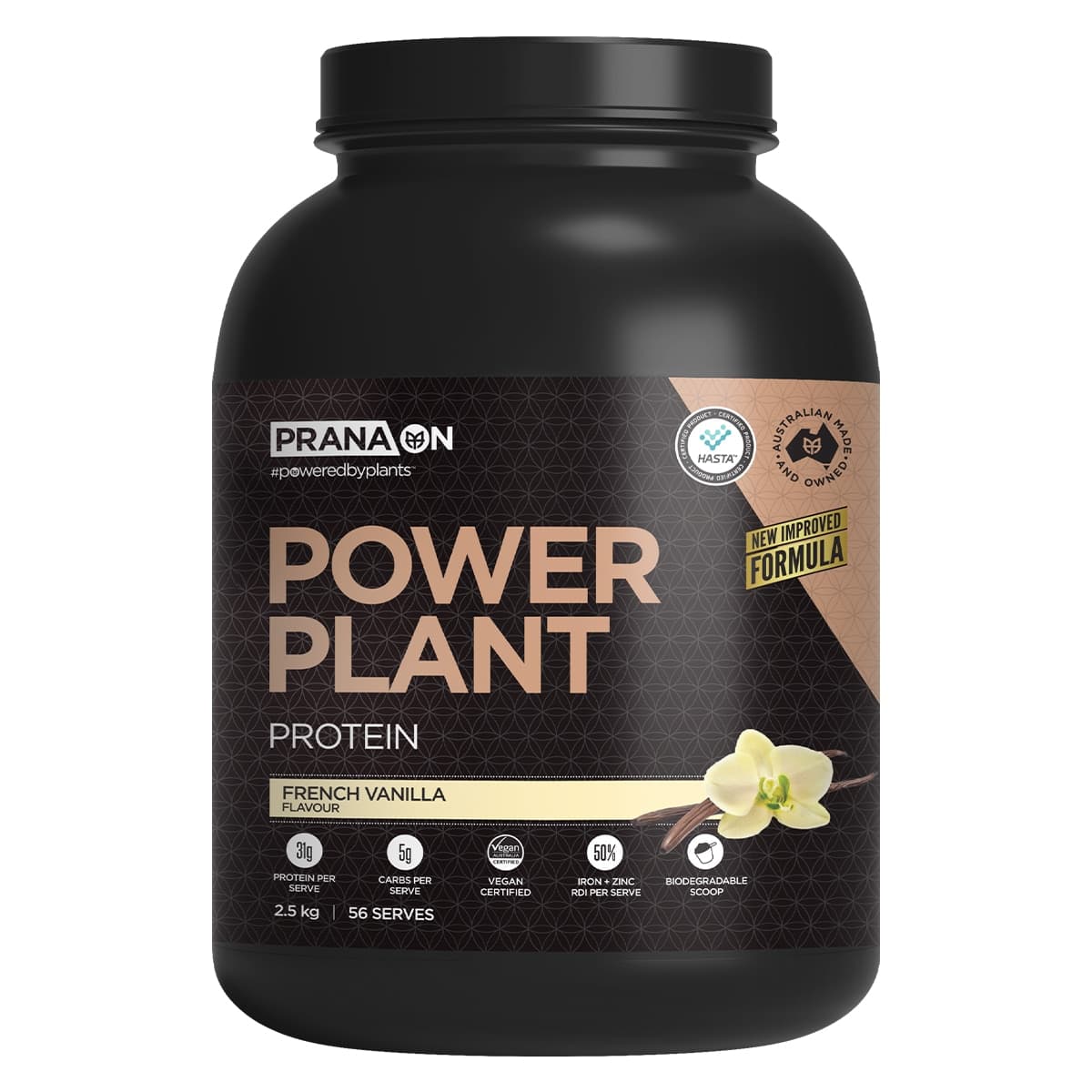 Pranaon Power Plant Protein French Vanilla 2.5kg