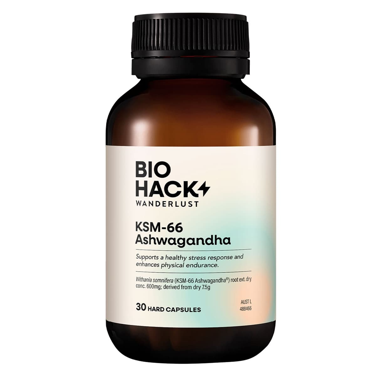 BioHack Wanderlust KSM-66 Ashwagandha 30 Capsules