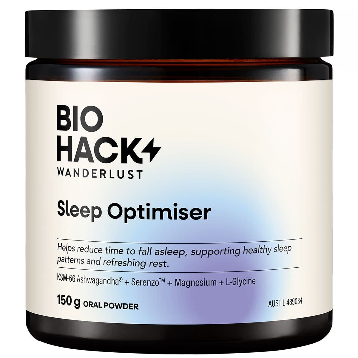 BioHack Wanderlust Sleep Optimiser Powder 150g