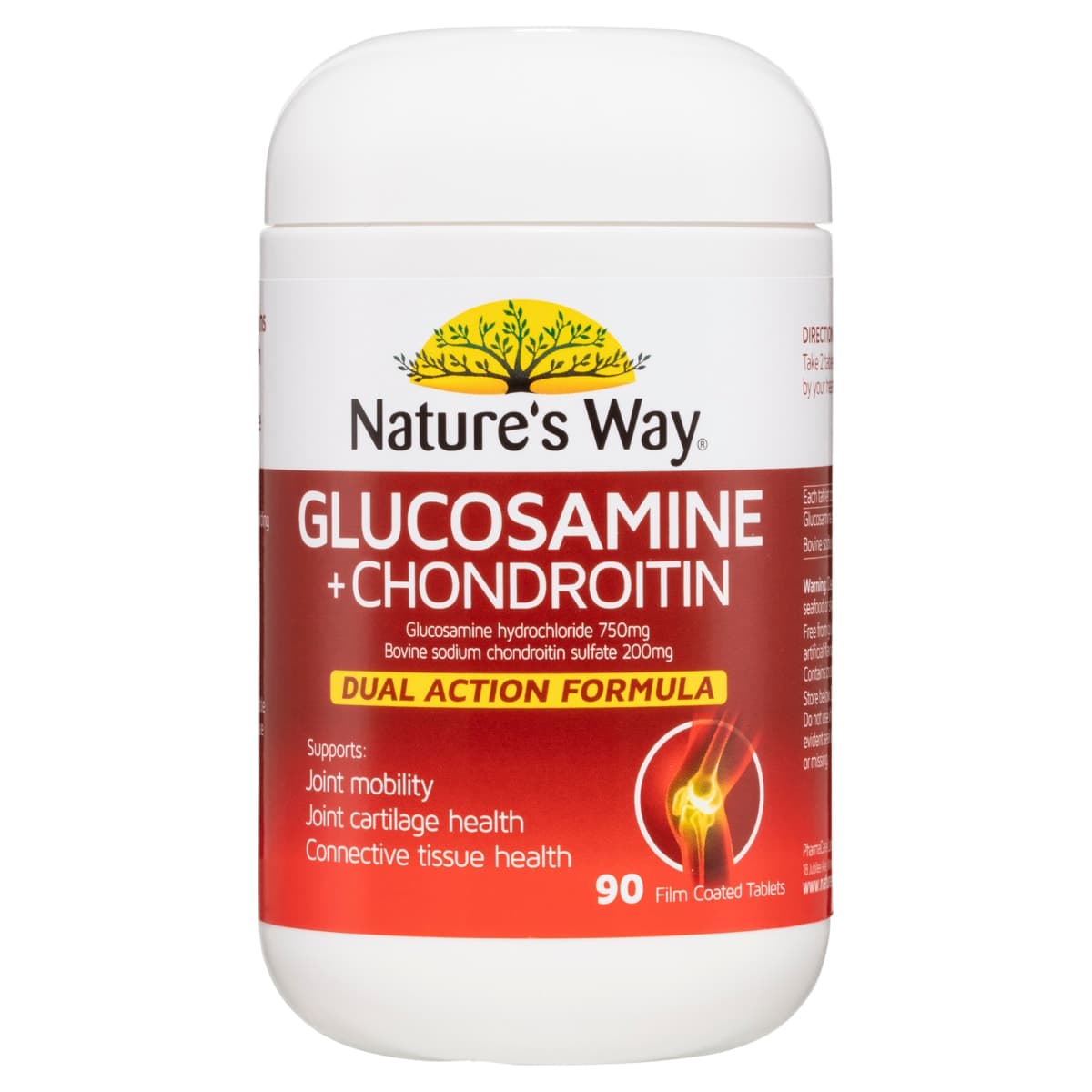 Nature's Way Glucosamine & Chondroitin 90 Tablets
