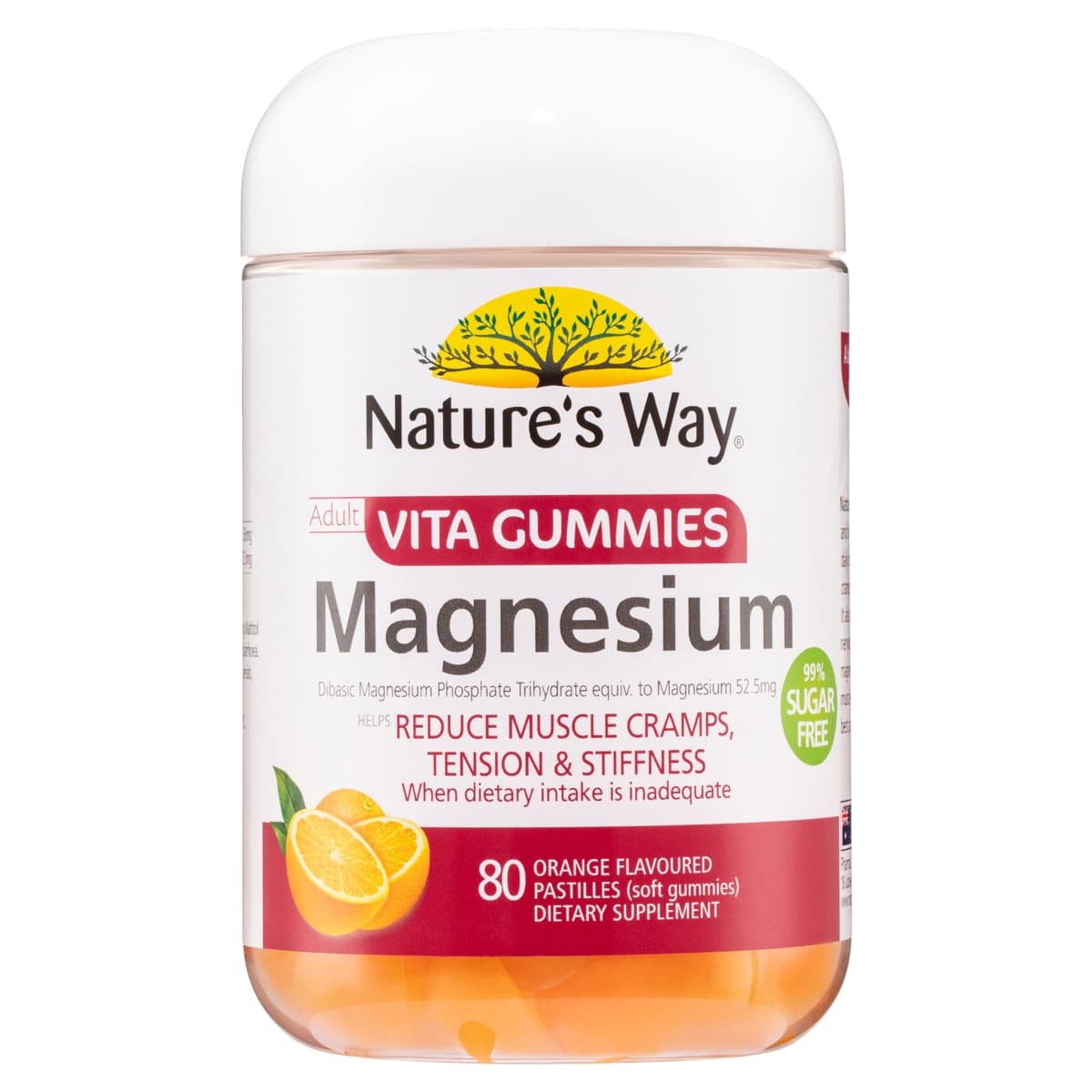 Nature's Way Adult Vita Gummies Magnesium 80 Pack