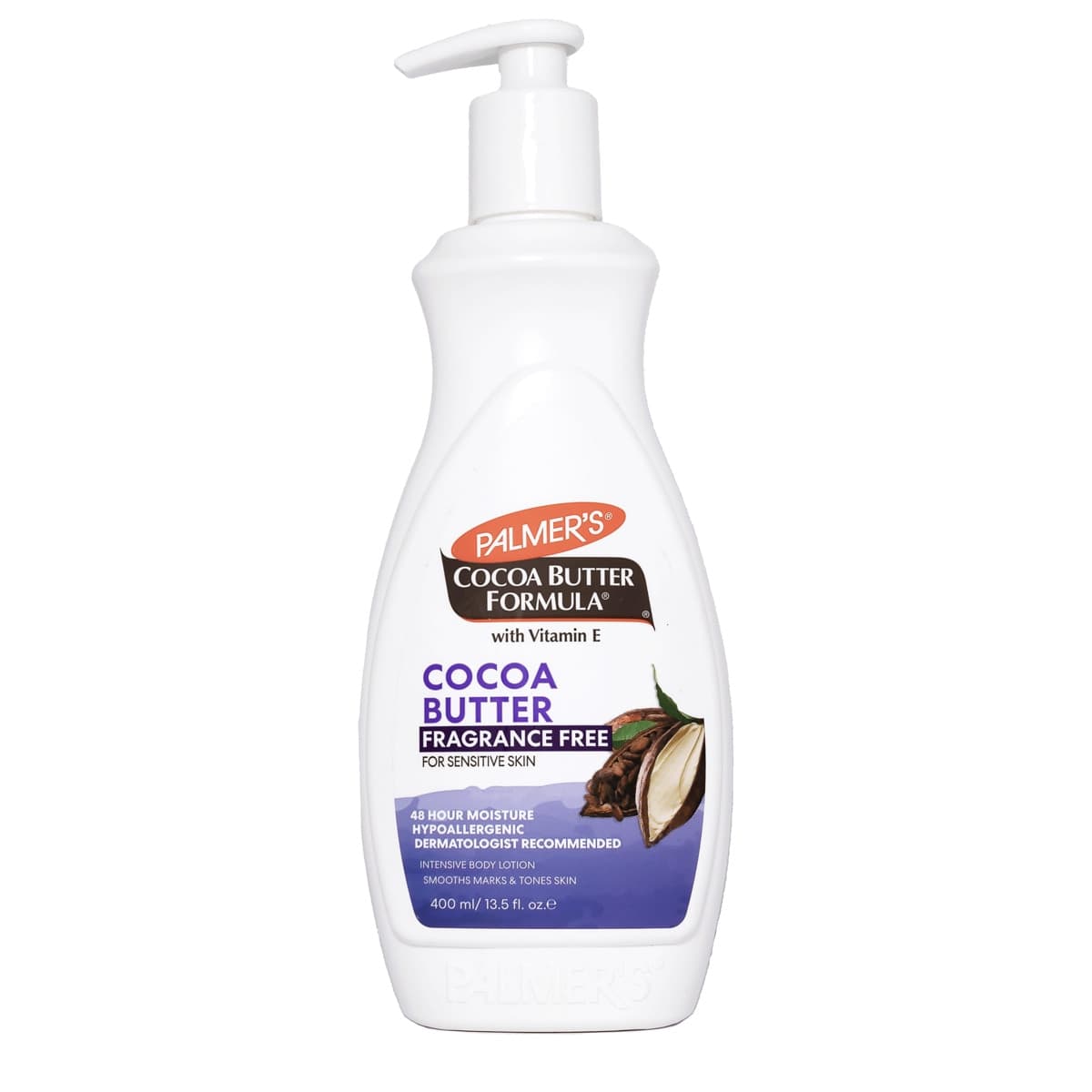 Palmers Cocoa Butter Fragrance Free Body Lotion Pump 400ml