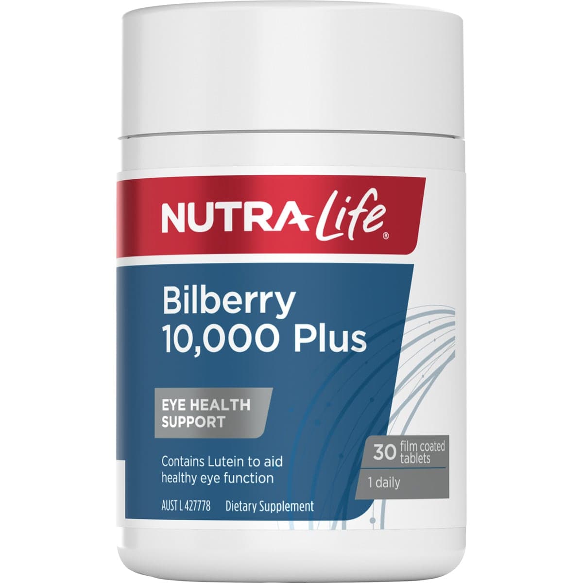 Nutra-Life Bilberry 10000 Plus 30 Tablets