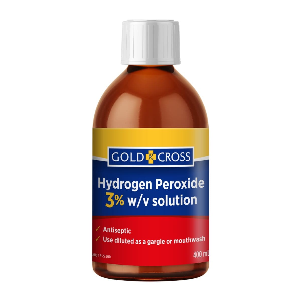 Gold Cross Hydrogen Peroxide 3% 400ml