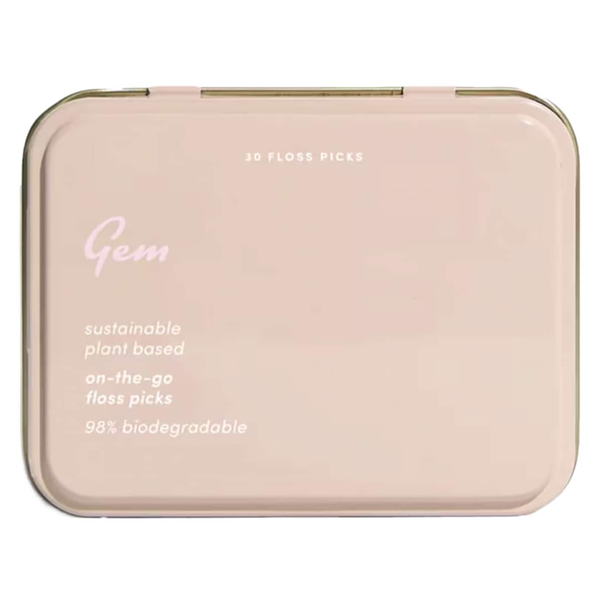 Gem On-The-Go Floss Picks Tin 30 Pack