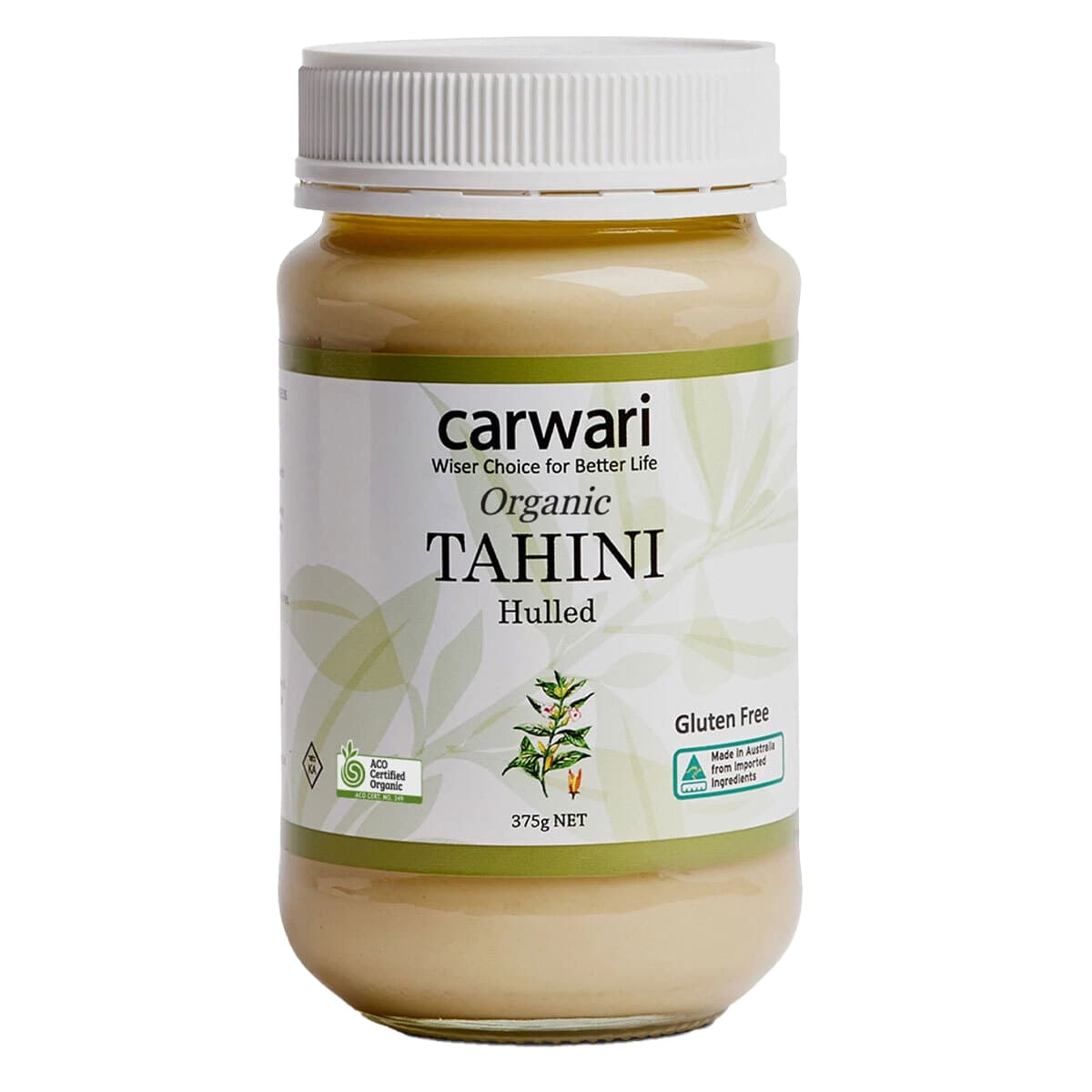 Carwari Organic Tahini Hulled 375g