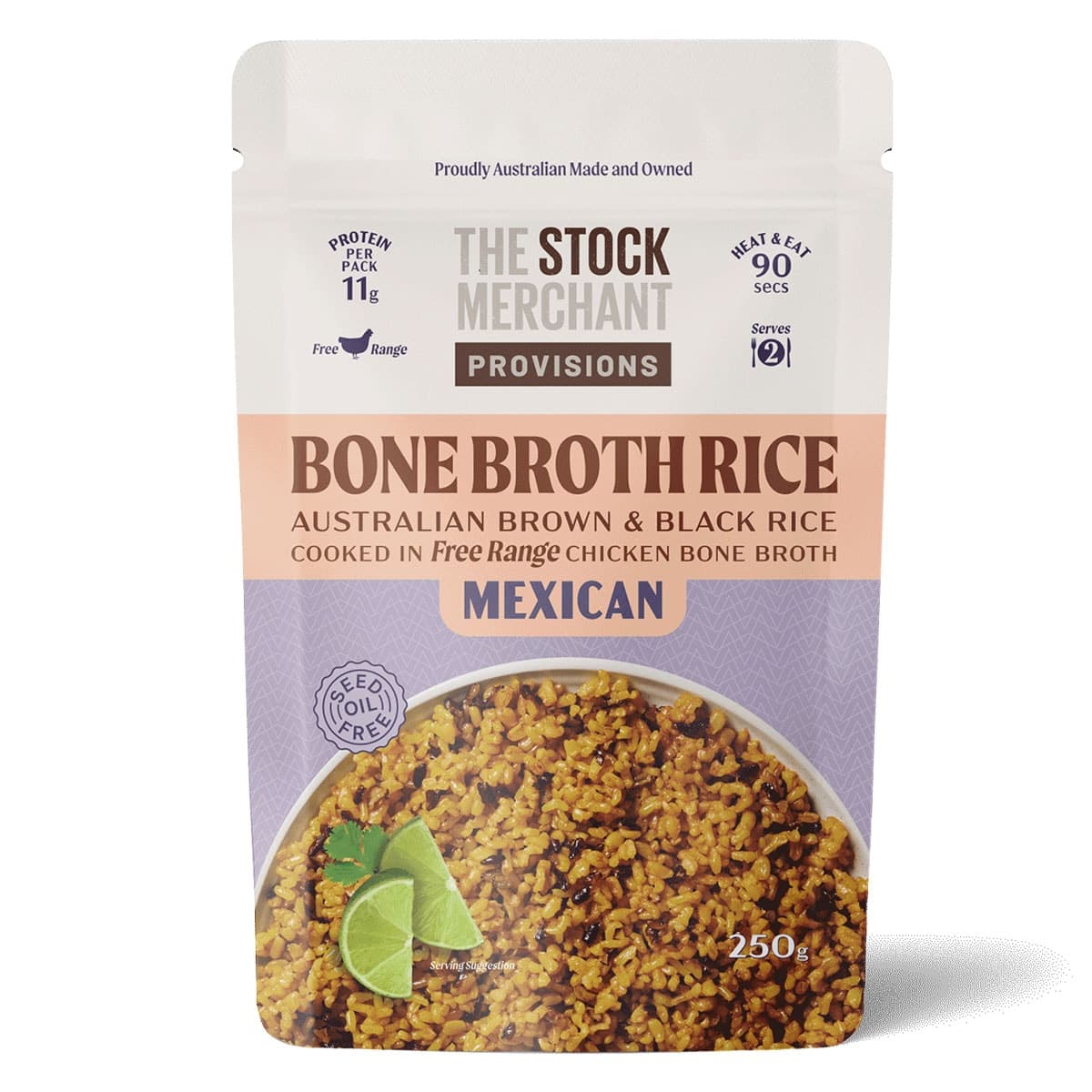 The Stock Merchant Mexican Bone Broth Rice 250g