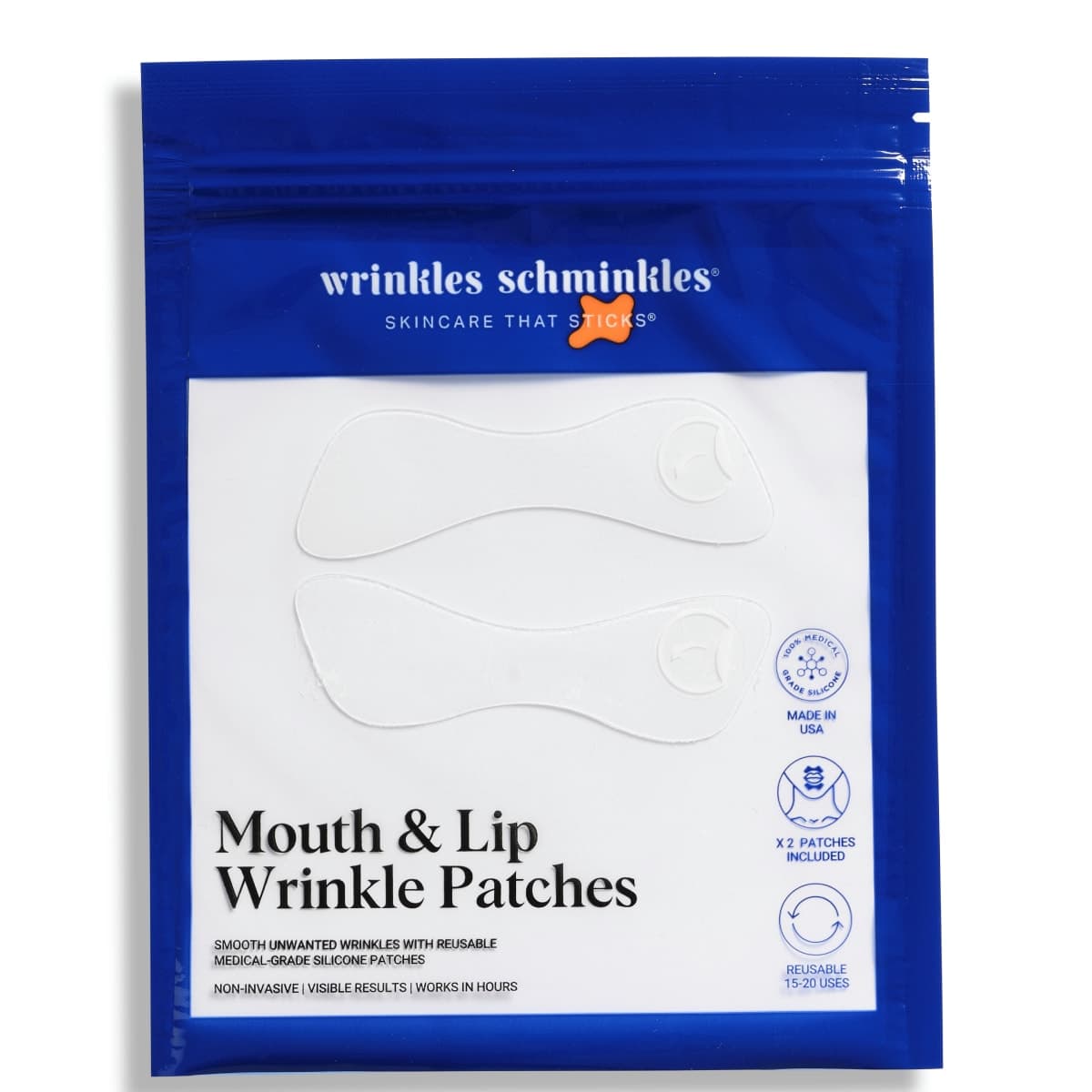 Wrinkles Schminkles Mouth & Lip Wrinkle Patch - 2 Pack