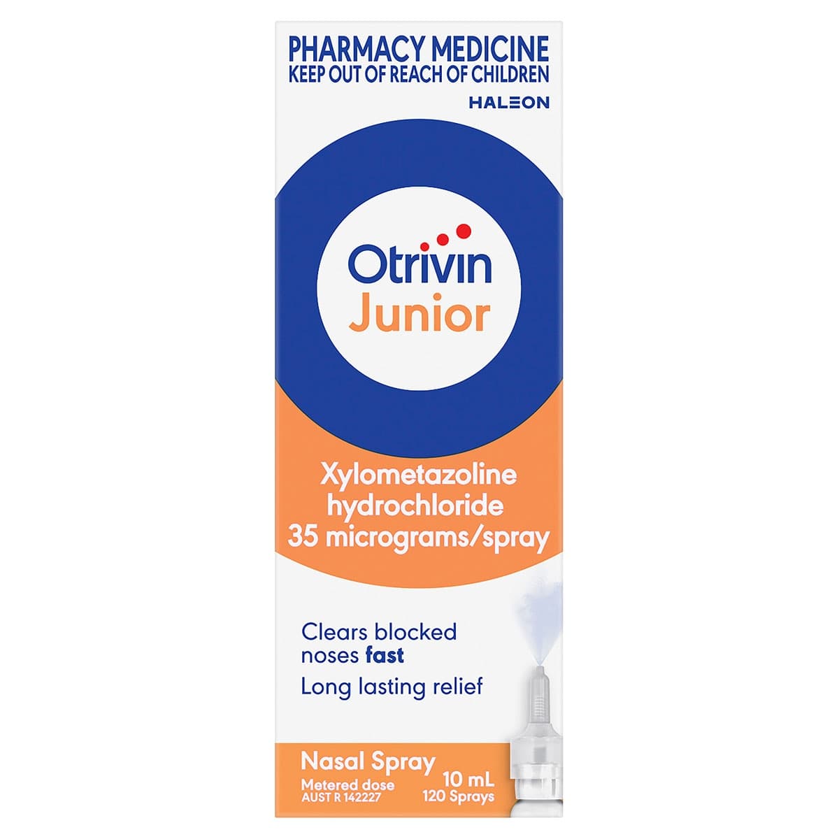 Otrivin Junior Nasal Spray Measured Dose 10ml