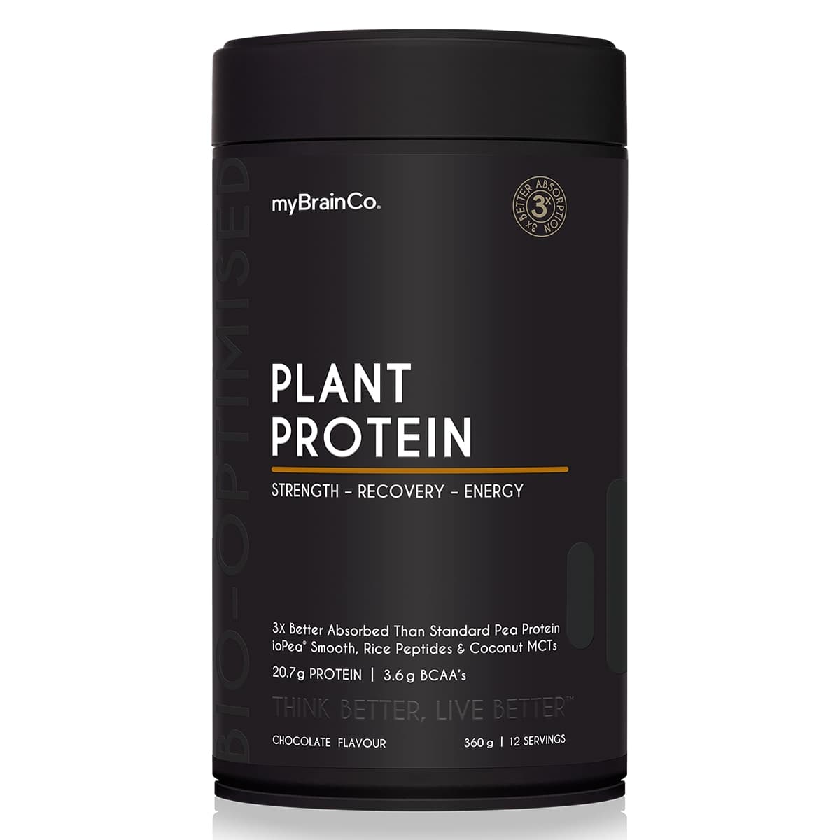 Mybrainco Performance Plant Protein Powder Chocolate 360g