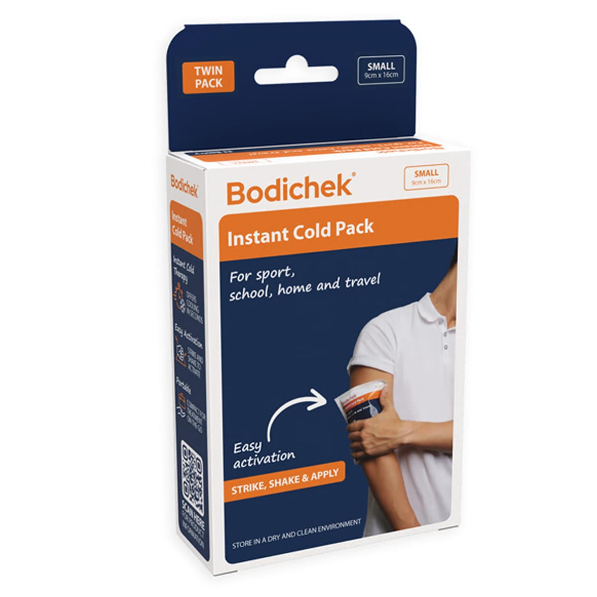 Bodichek Instant Cold Packs Small 16 x 9cm 2 Pack