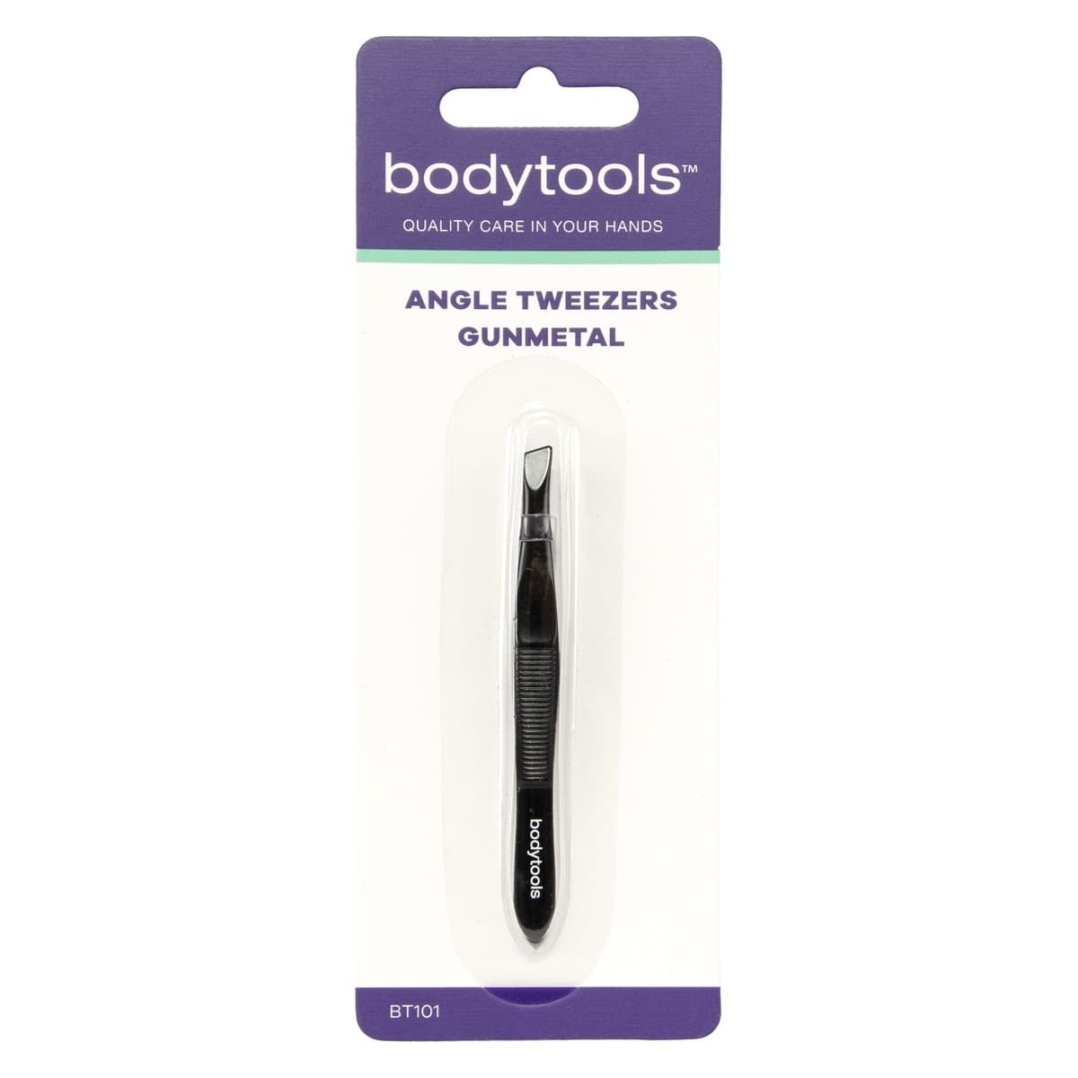 Bodytools Angle Tweezers Gunmental 1 Pack