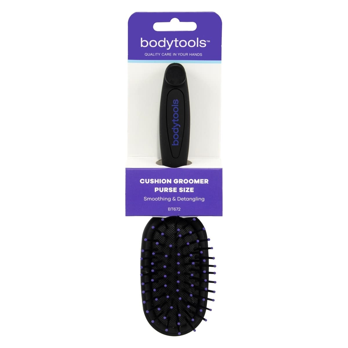 Bodytools Mini Cushion Groomer Hair Brush 1 Pack