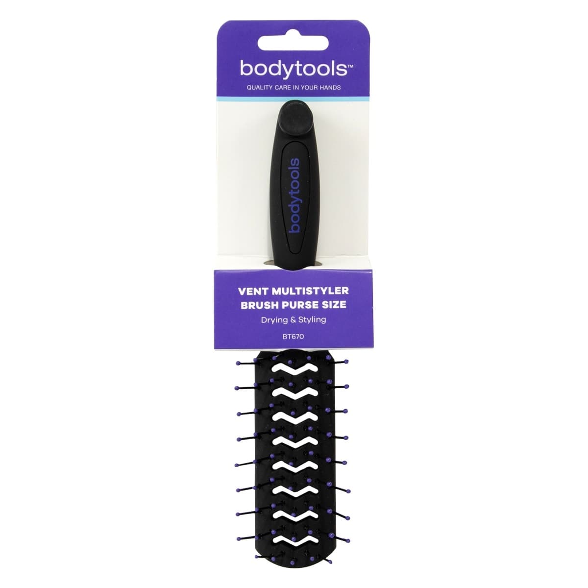 Bodytools Mini Vent Multistyler Hair Brush Black 1 Pack