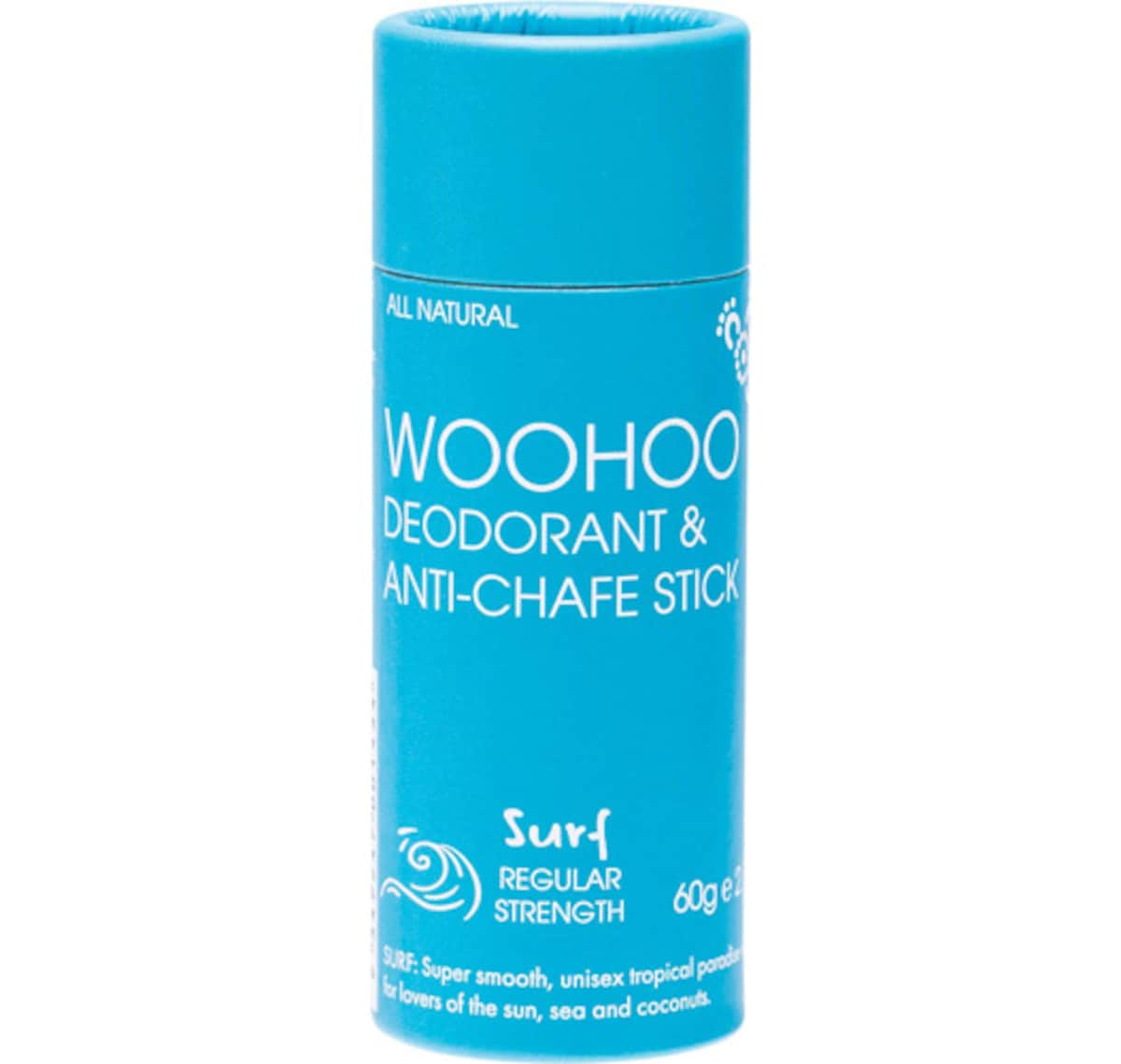 Woohoo Body Deodorant & Anti-Chafe Stick Surf 60g