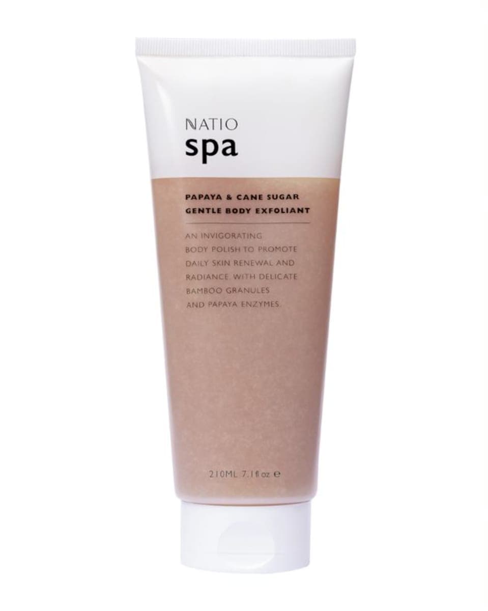 Natio Spa Papaya & Cane Sugar Gentle Body Exfoliant 210ml