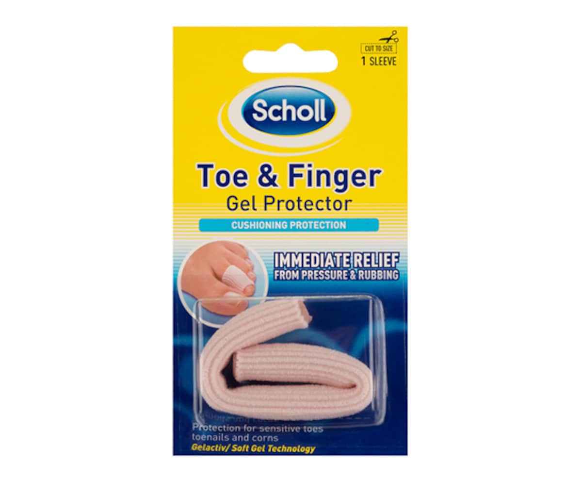 Scholl Toe & Finger Gel Protector Sleeve 1 Pack