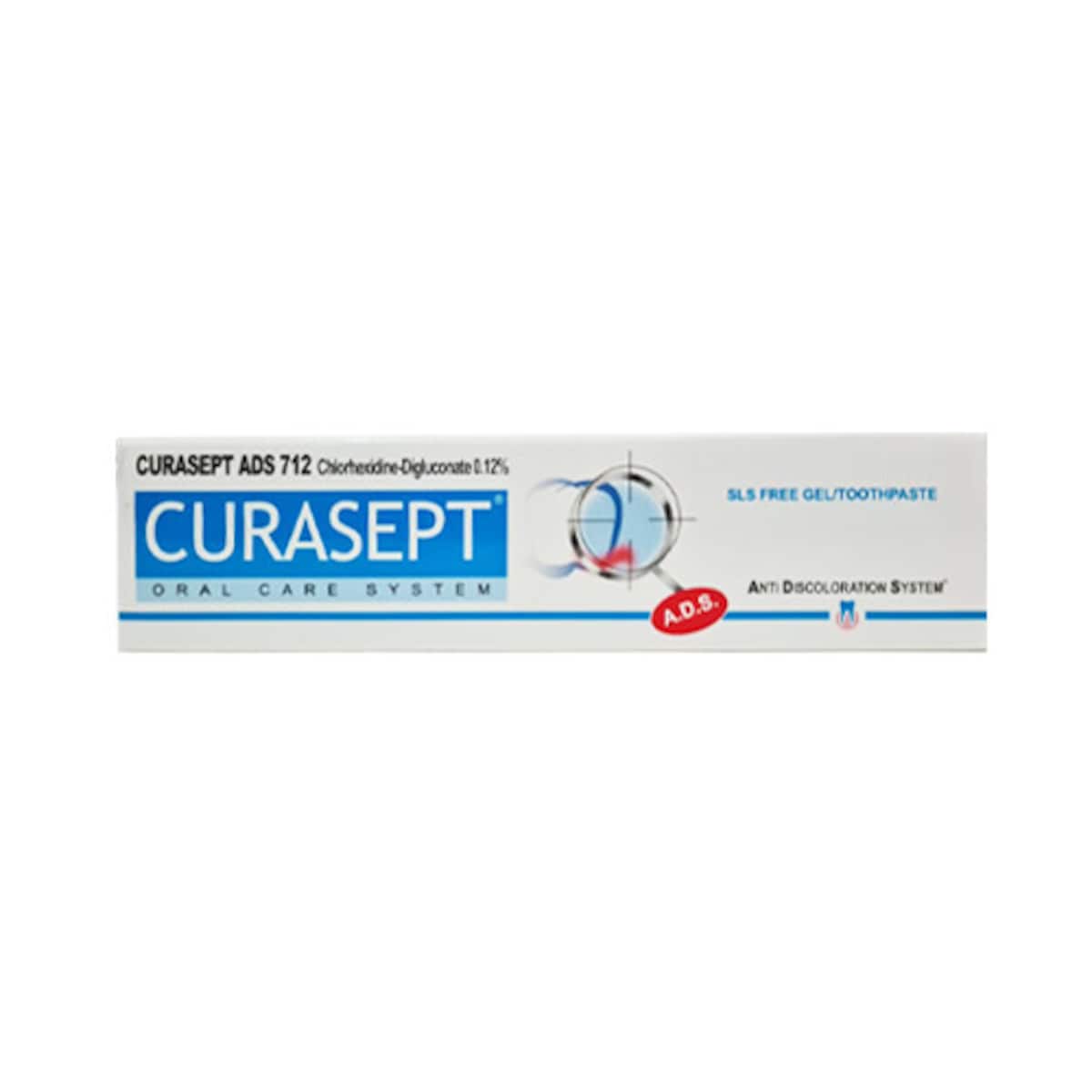 Curasept ADS 712 Chlorhexidine Gel Toothpaste 75ml