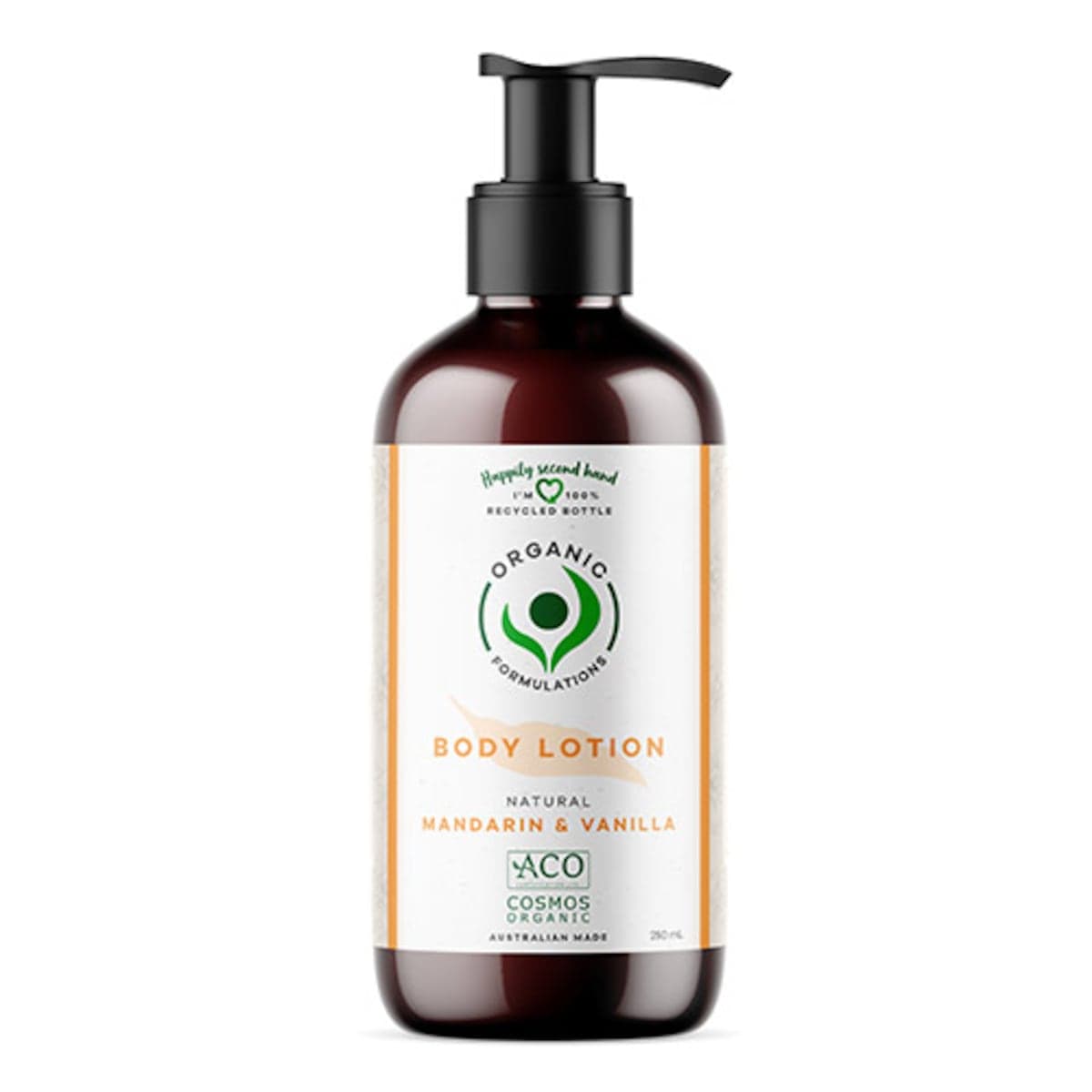 Organic Formulations Mandarin & Vanilla Body lotion 250ml