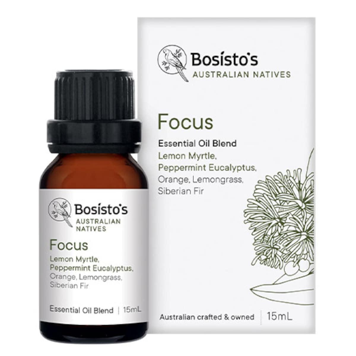 Bosisto's Natives Focus Oil 15ml