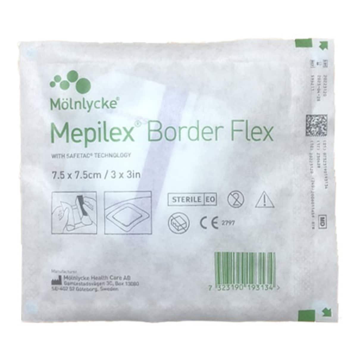Mepilex Border Flex Dressing 595211 7.5cm x 7.5cm Single