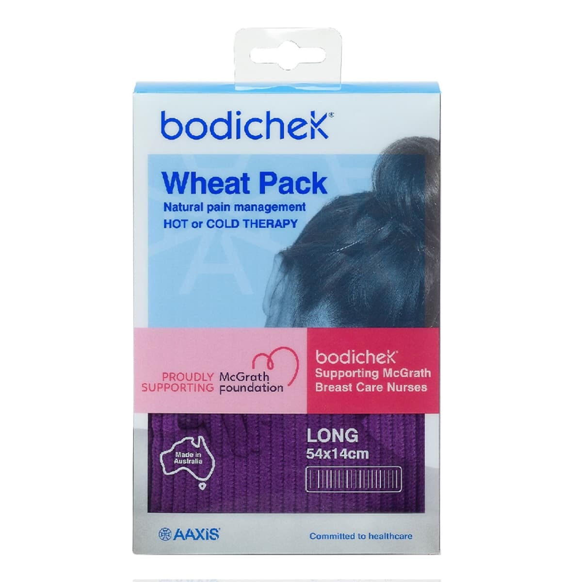 Bodichek Hot/Cold Wheat Pack Long Narrow Assorted Colours