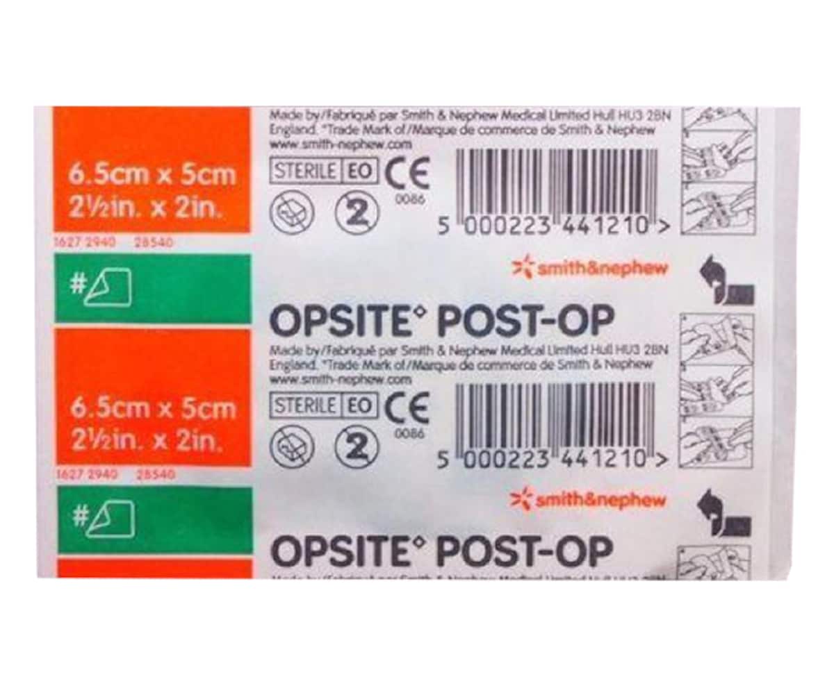 Opsite Post-Op Waterproof Dressing 6.5cm x 5cm Single