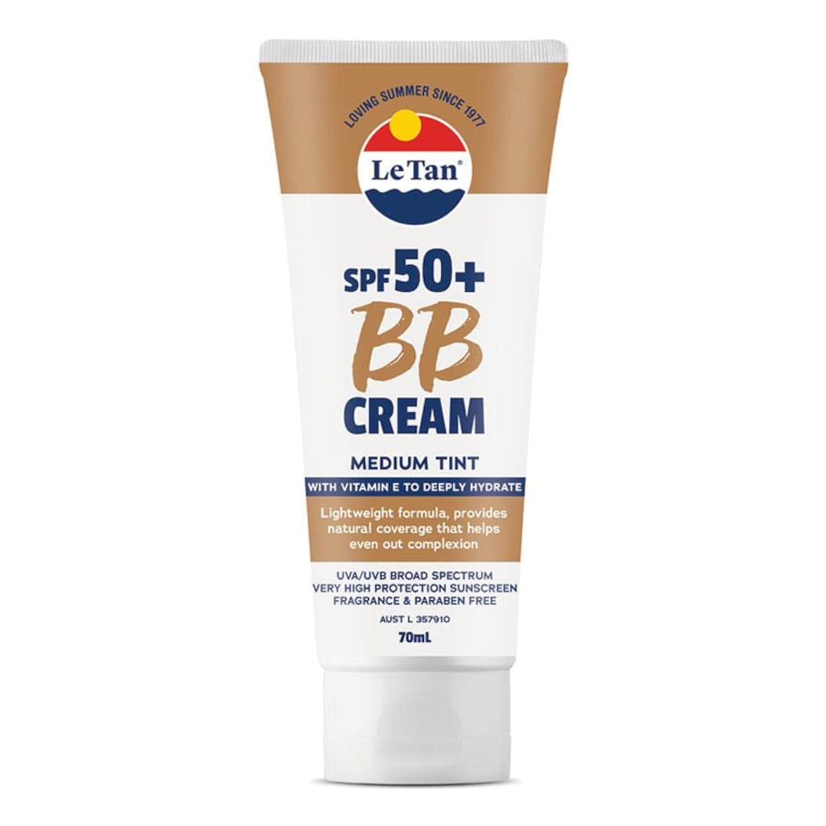 Le Tan SPF50+ BB Cream Medium Tint 70ml