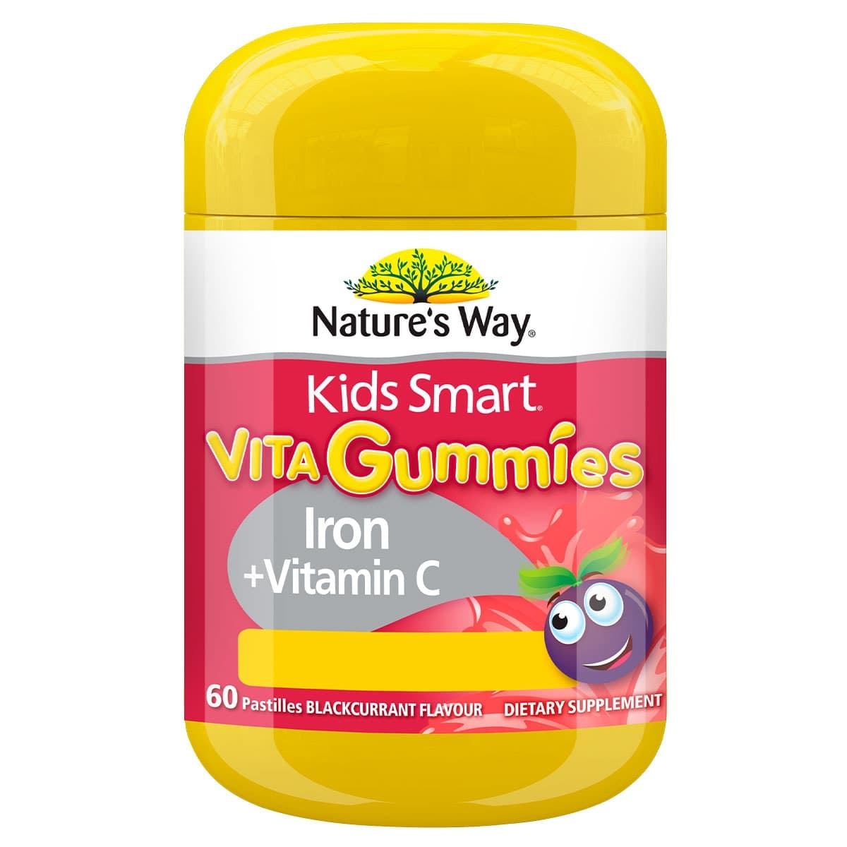 Nature's Way Kids Smart Vita Gummies Iron + Vitamin C 60 Pack
