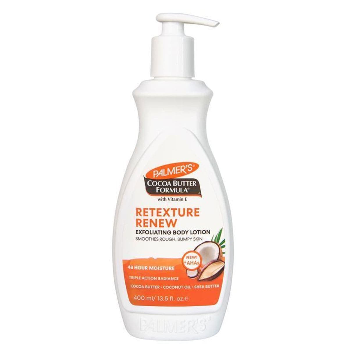 Palmers Cocoa Butter Retexture & Renew Exfoliating Body Lotion 400ml