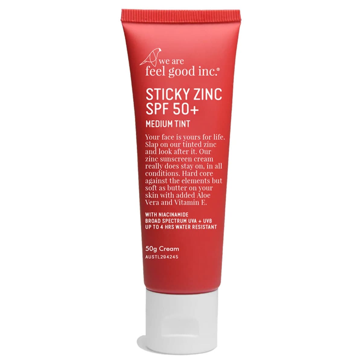 We Are Feel Good Inc. Sticky Zinc SPF50 Medium Tint 50g
